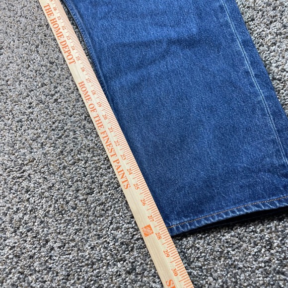 Vintage Levi's 501 Men's 40x28 USA Made Original Fit Jeans Blue Denim 00s - Picture 7 of 10